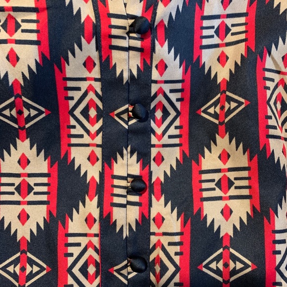 JONES NY - Lose fitting button up tribal print - Picture 2 of 6